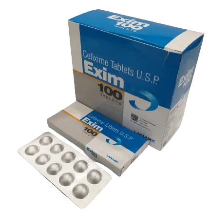 EXIM 100 packaging