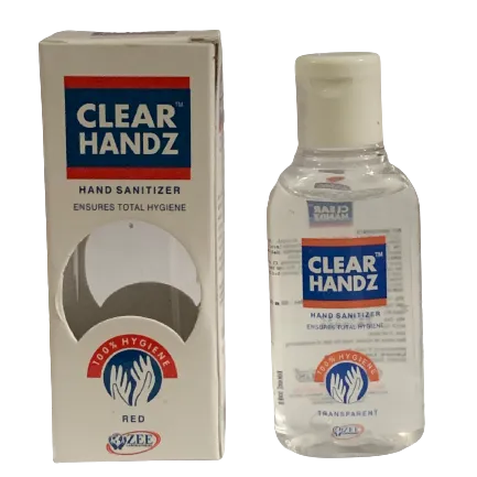 HandzGel 60ML Transparent packaging