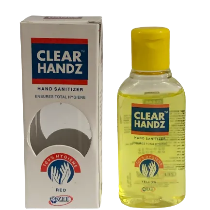 HandzGel 60ML Yellow packaging